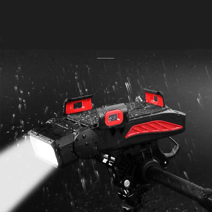 RidePower 4-en-1 – Support Lampe, Klaxon, Power Bank